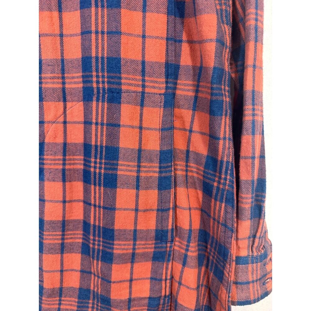 Toad & Co Dress Women L Shirt Button Down Plaid Organic Gorpcore Cabincore C16 - Picture 2 of 7